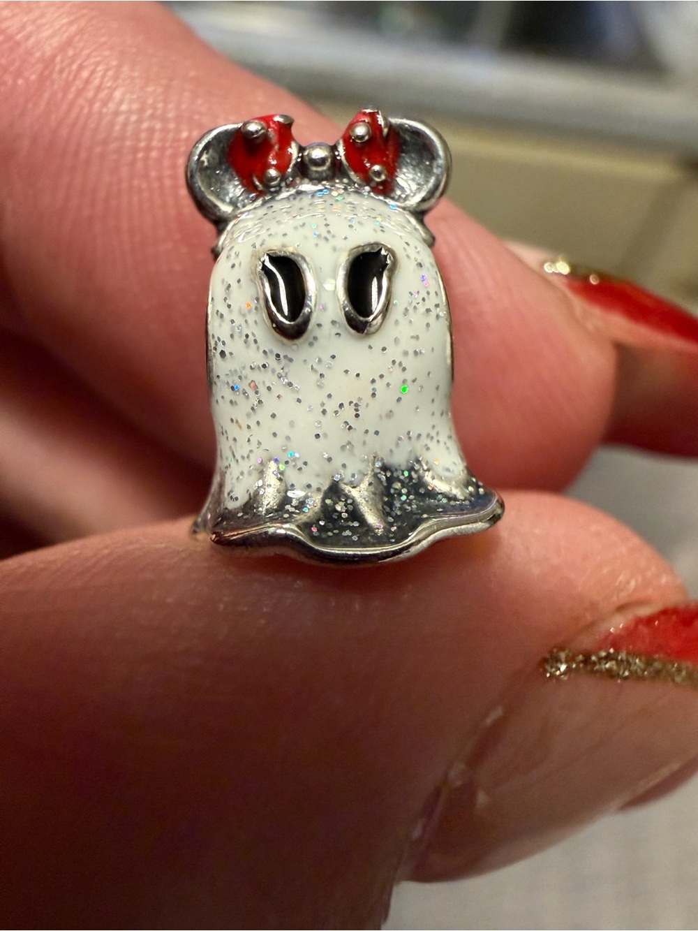 Pandora Minnie Ghost Charm